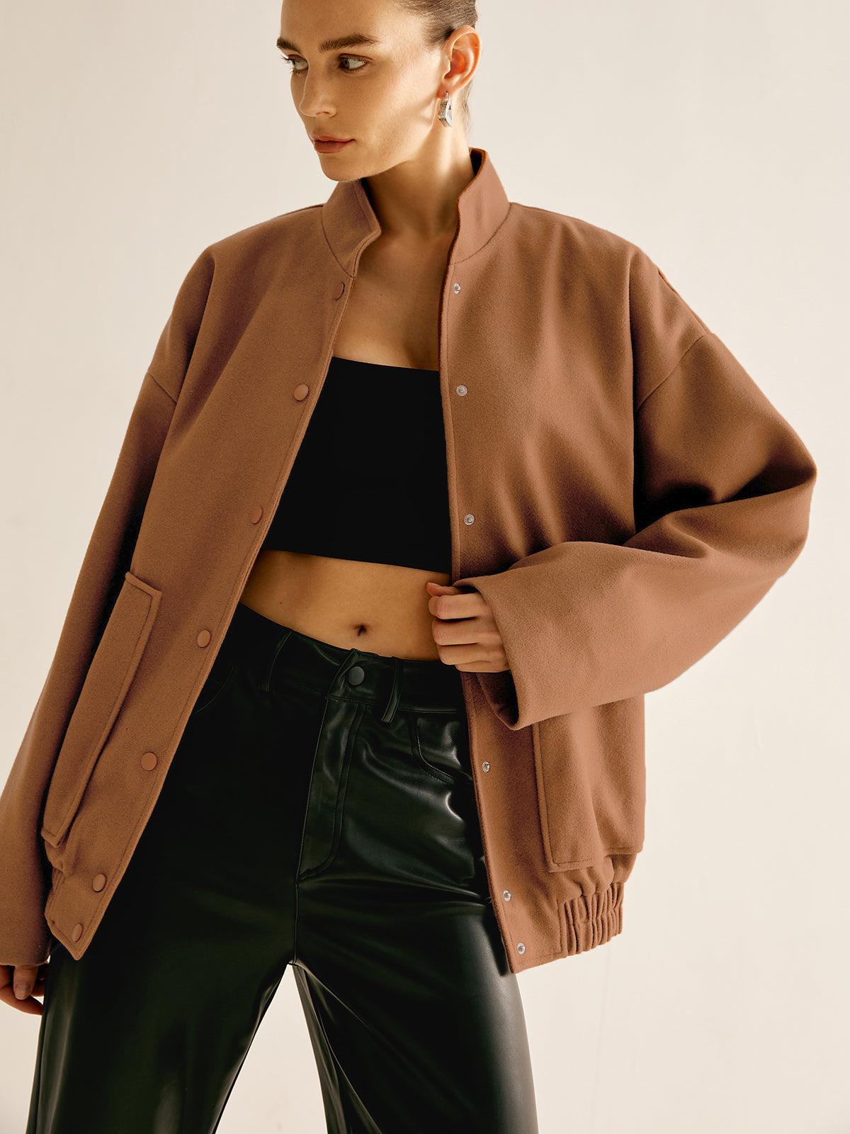 Sculpted Comfort Bomber Ceket Siaora