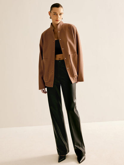 Sculpted Comfort Bomber Ceket Siaora