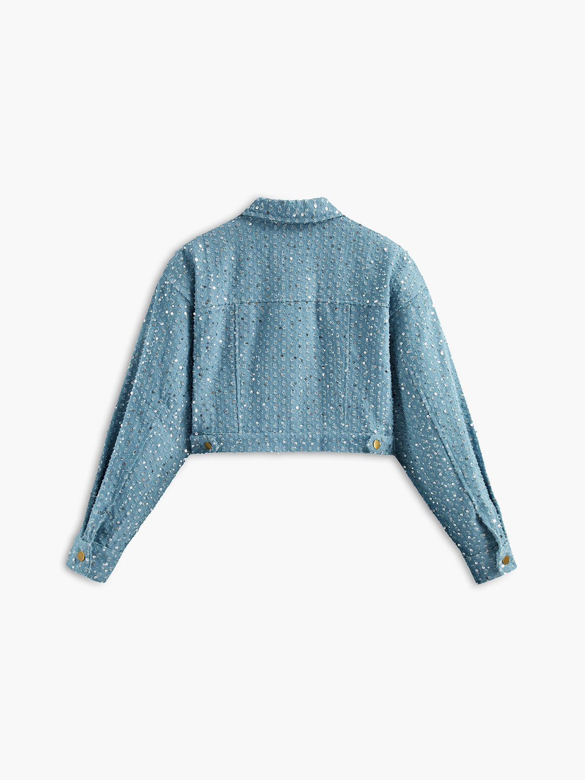 Sequins Decor Crop Jacket Quvarse