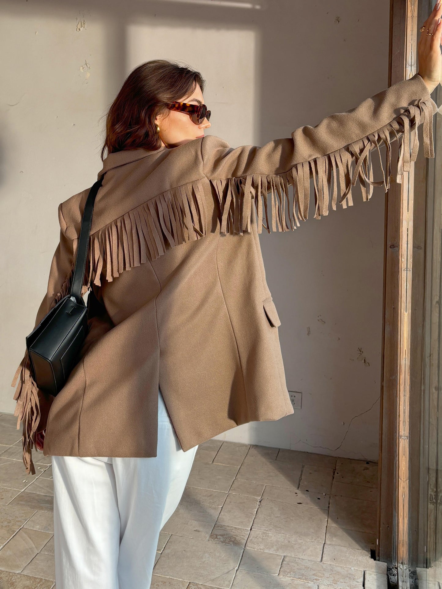 Desert Breeze Püsküllü Blazer Ceket Siaora