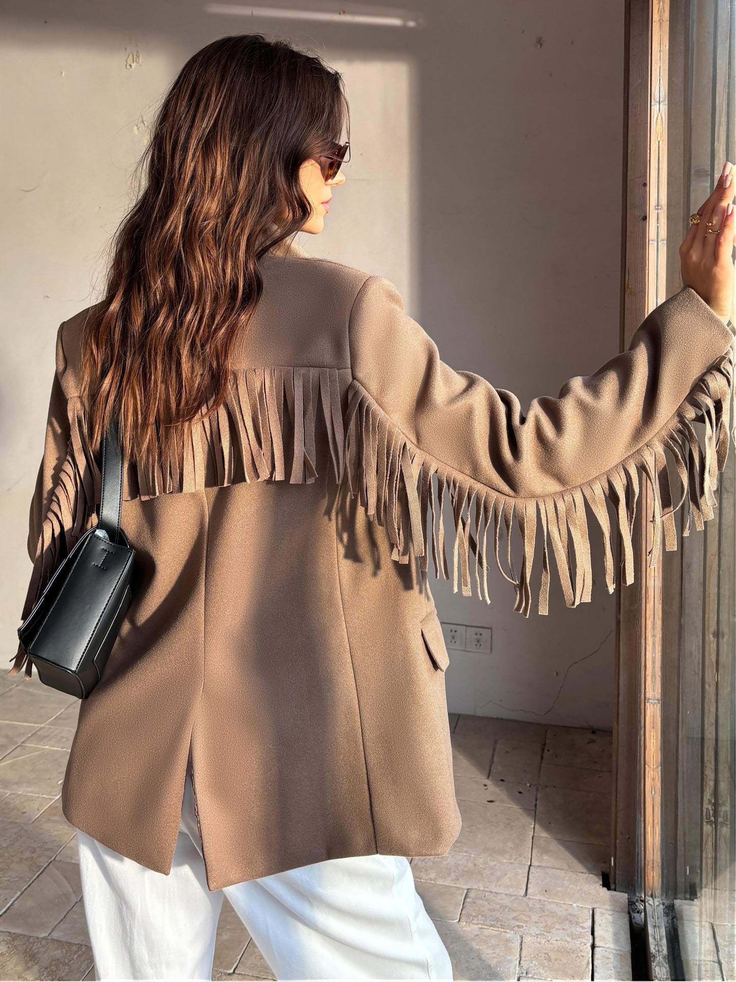 Desert Breeze Püsküllü Blazer Ceket Siaora