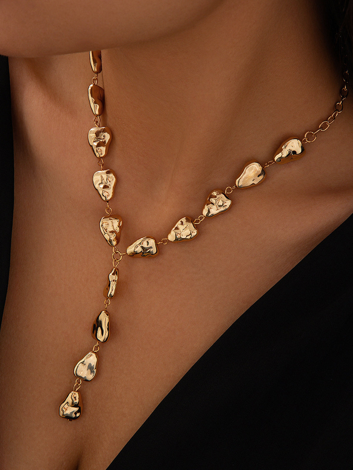 Barok Boncuklu Y-Şekil Kolye THESVELTECHIC