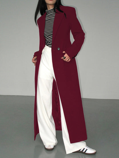 Yaka Cepli Blazer Palto Quvarse