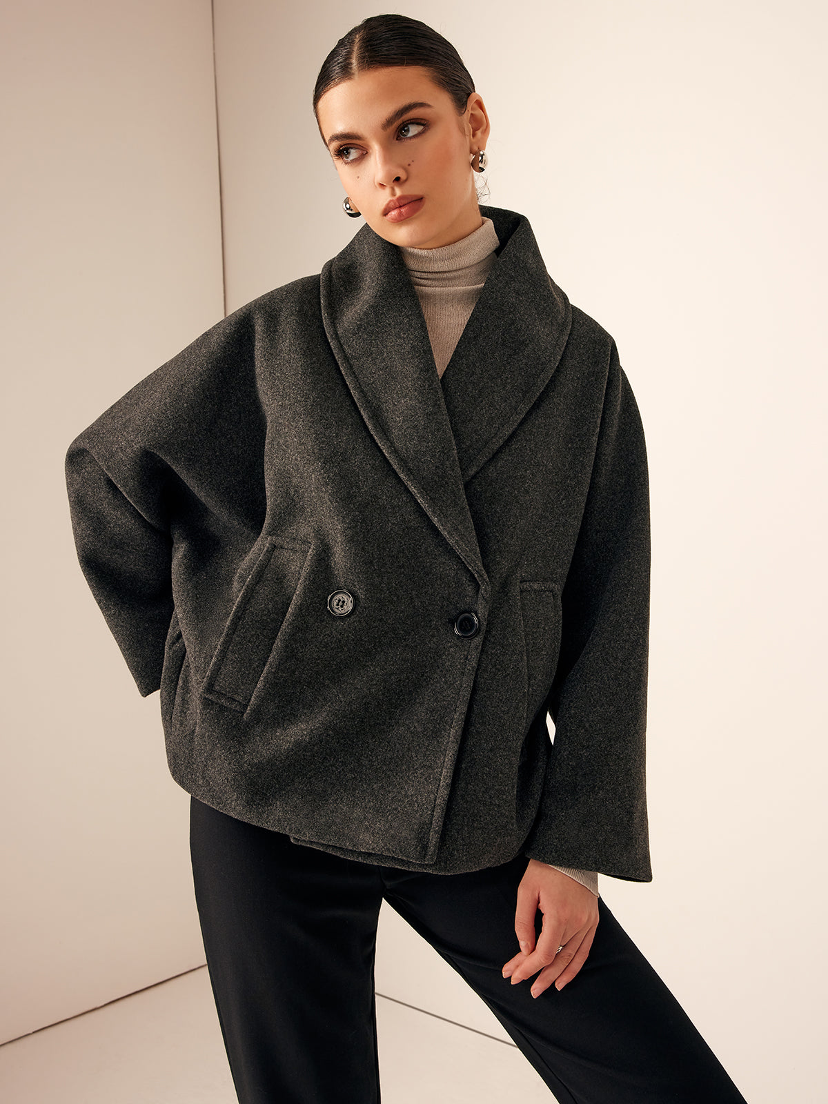 Tweed Cepli Bol Ceket Quvarse