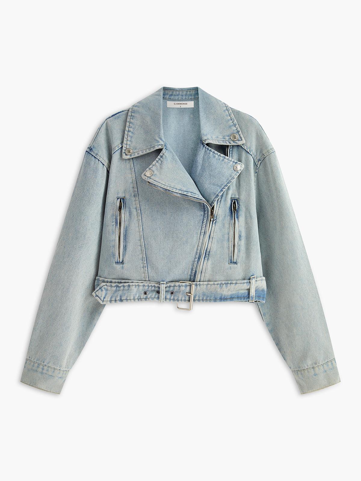 Açık Mavi Oversize Denim Ceket Siaora