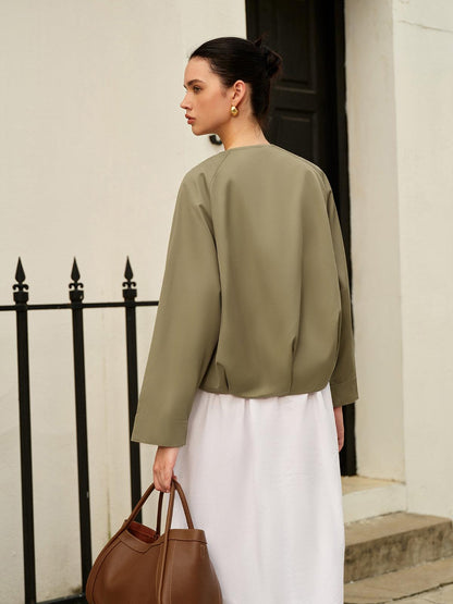 Olive Breeze Lightweight Ceket Siaora