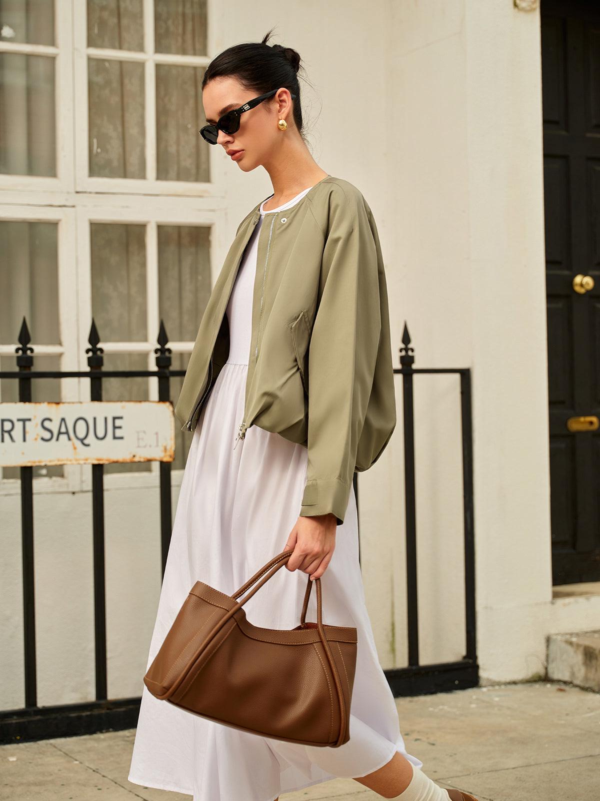 Olive Breeze Lightweight Ceket Siaora