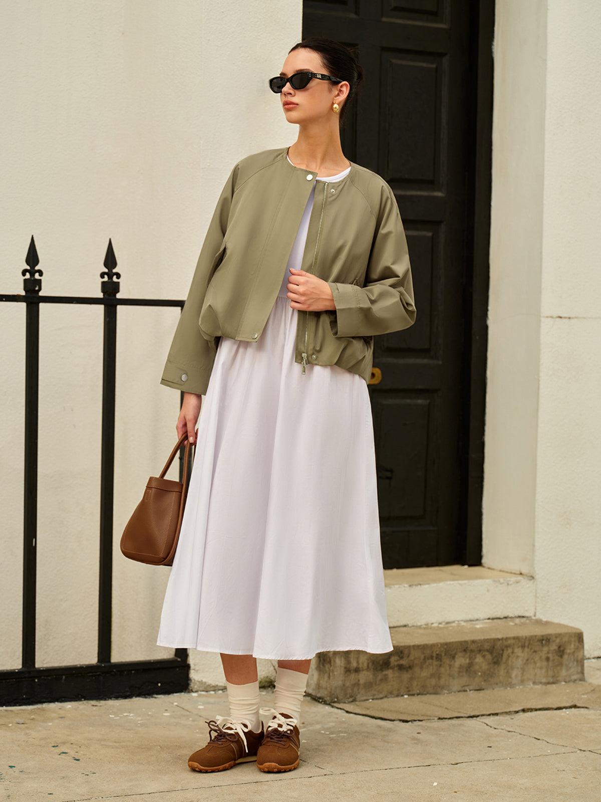 Olive Breeze Lightweight Ceket Siaora