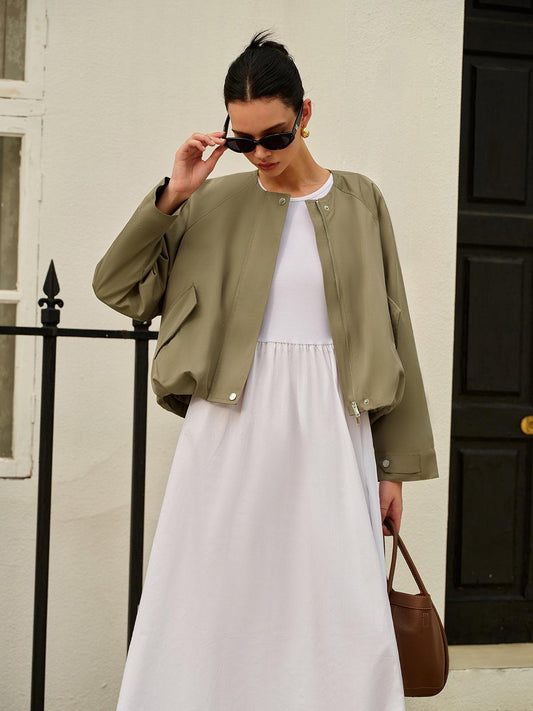 Olive Breeze Lightweight Ceket Siaora