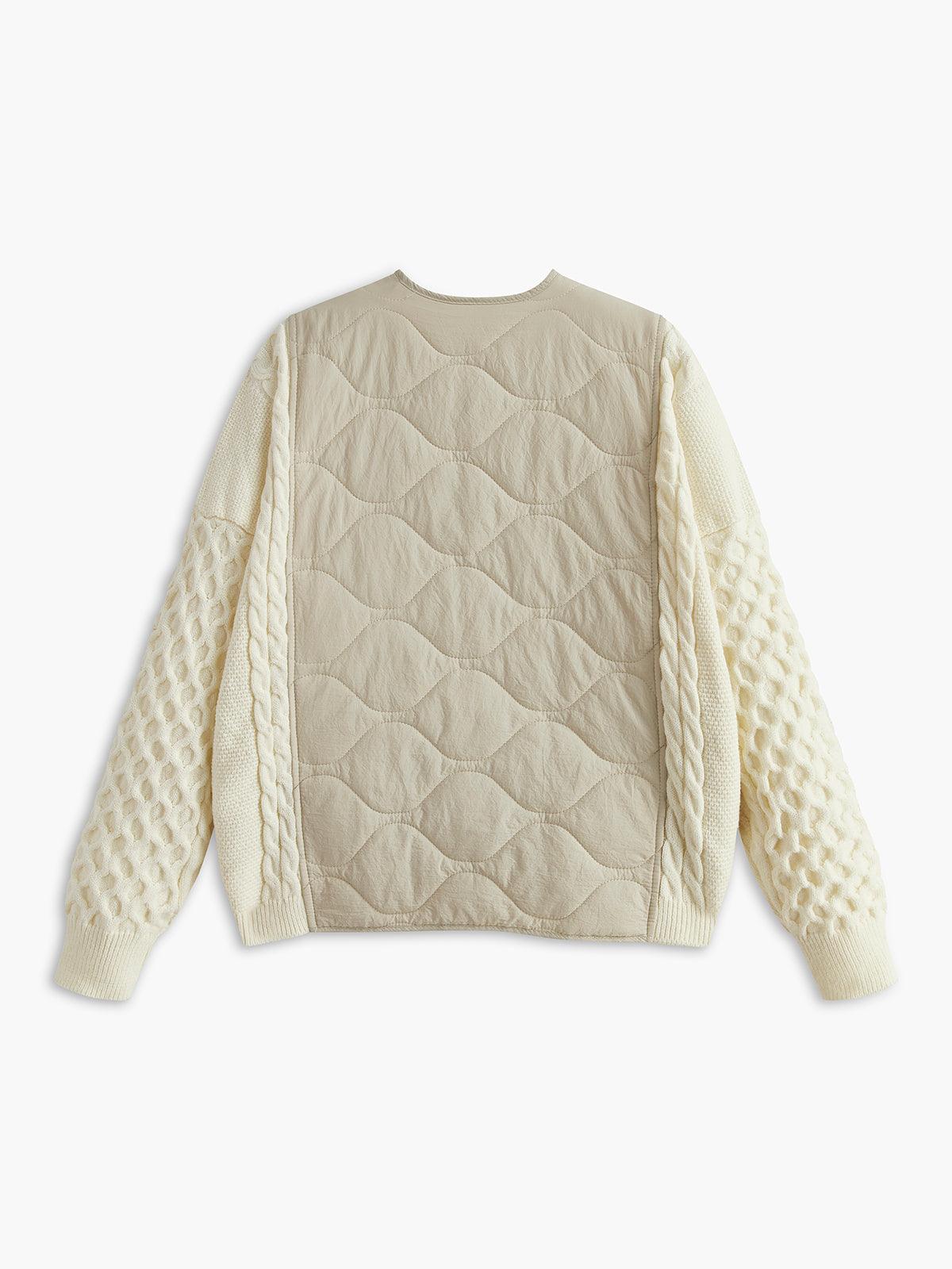 Quilted Harmony Knit Ceket Siaora