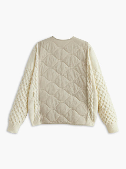 Quilted Harmony Knit Ceket Siaora