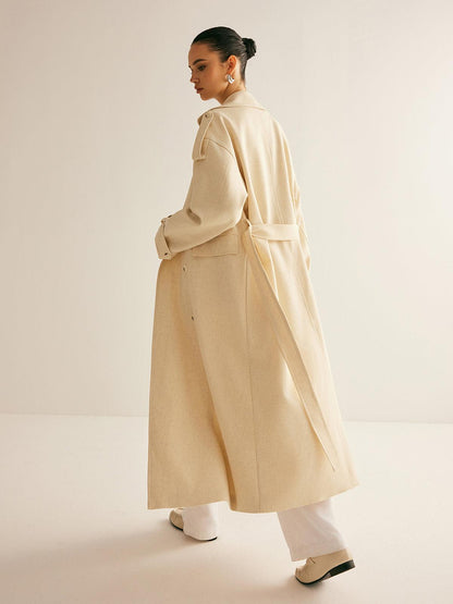 Pure Elegance Uzun Trençkot Siaora