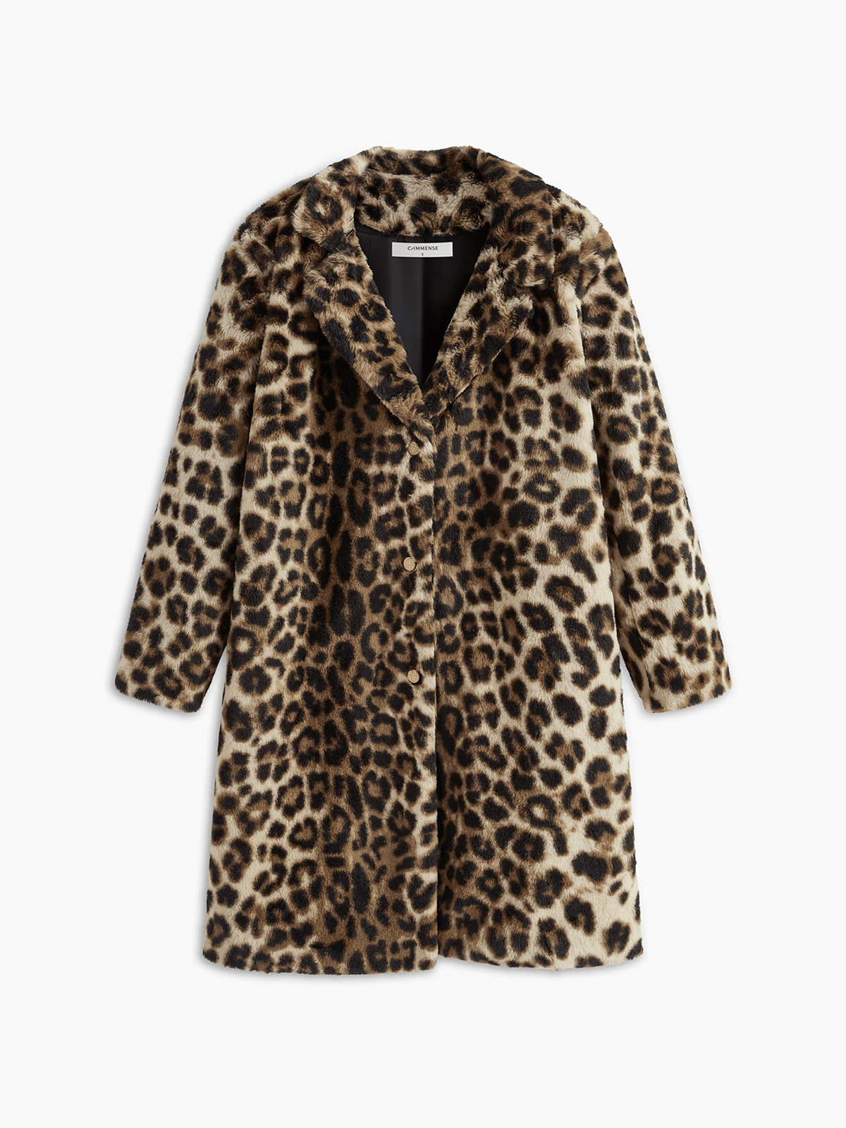 Leopar Desenli Faux Kürk Siaora