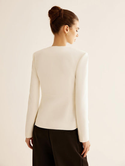 Pearl Elegance Blazer Ceket Siaora