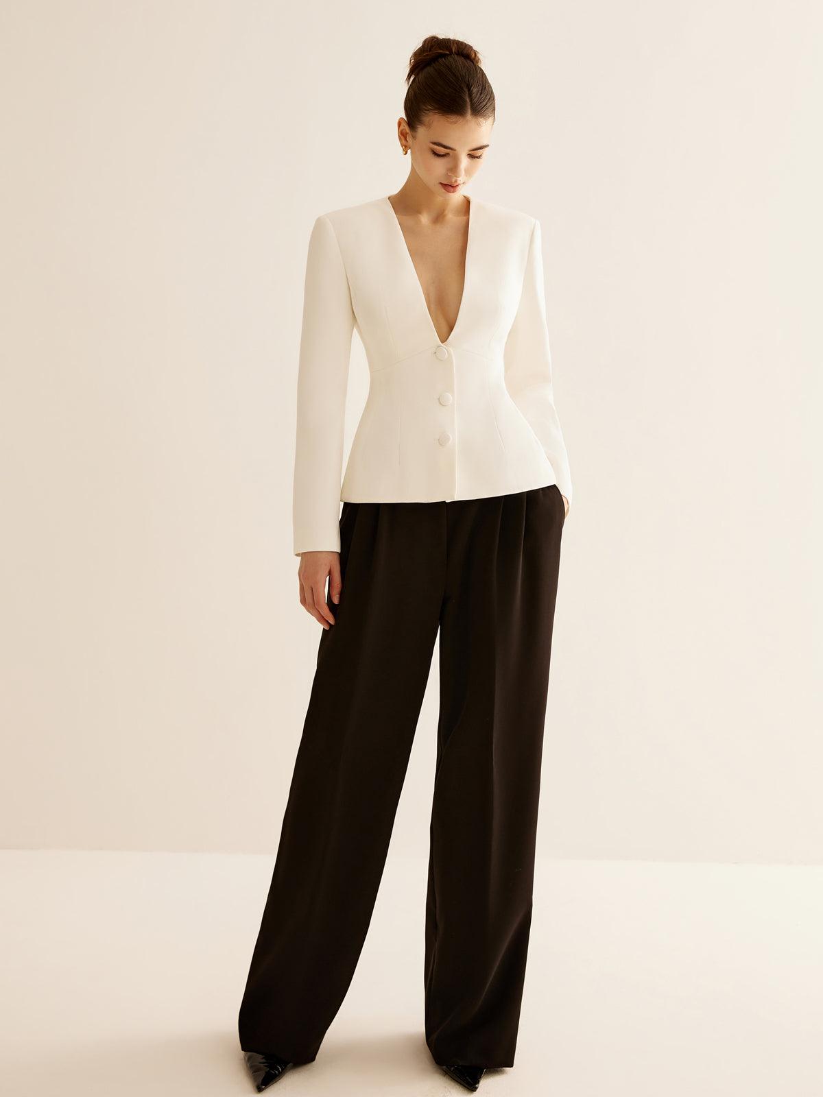 Pearl Elegance Blazer Ceket Siaora
