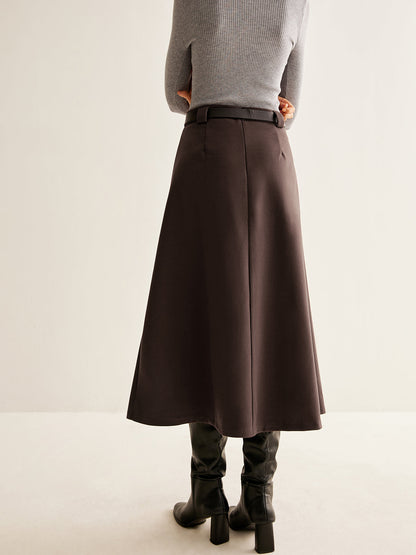 Utility Pleated Belted Skirt THESVELTECHIC