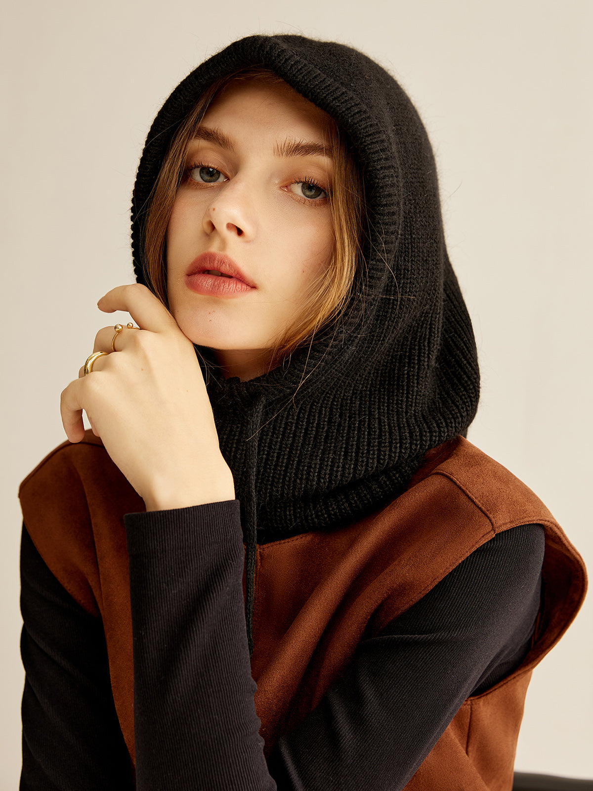 Drawstring Warm Balaclava Hat THESVELTECHIC