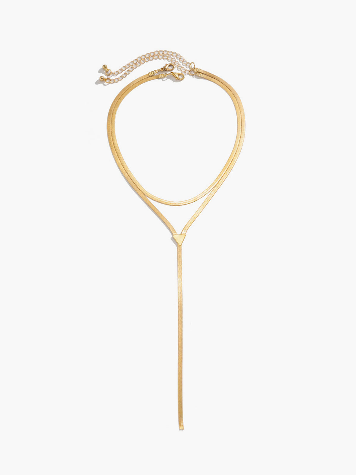 Çift Katmanlı Yılan Püskül Kolye THESVELTECHIC