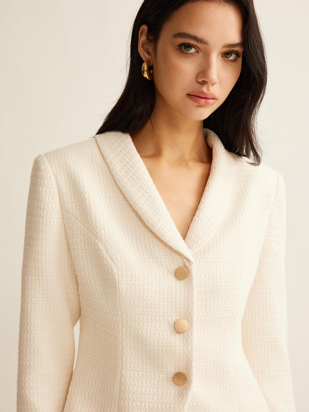 Pearl Elegance Blazer Takım Siaora