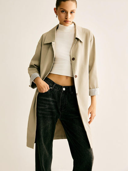 Minimal Charm Trençkot Siaora