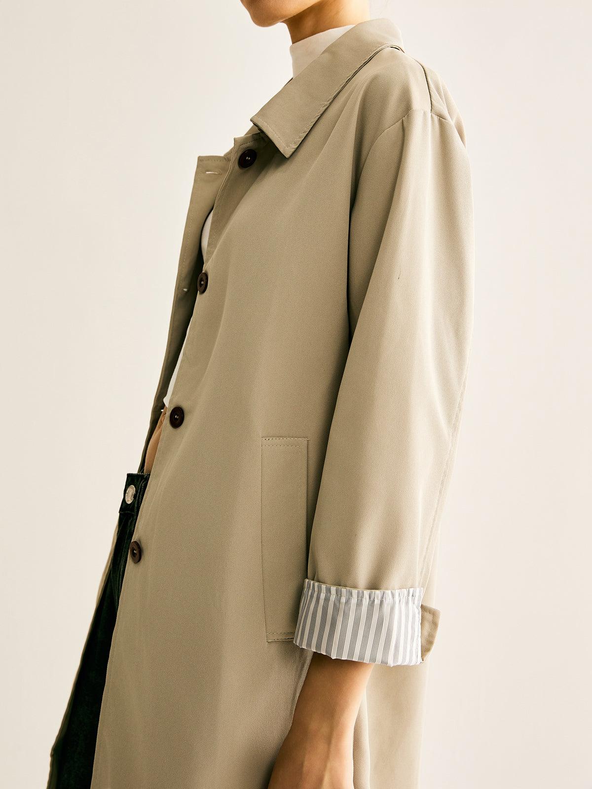 Minimal Charm Trençkot Siaora
