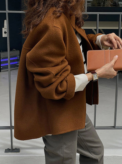 Vintage Fermuarlı Vardiyalı Blazer Siaora