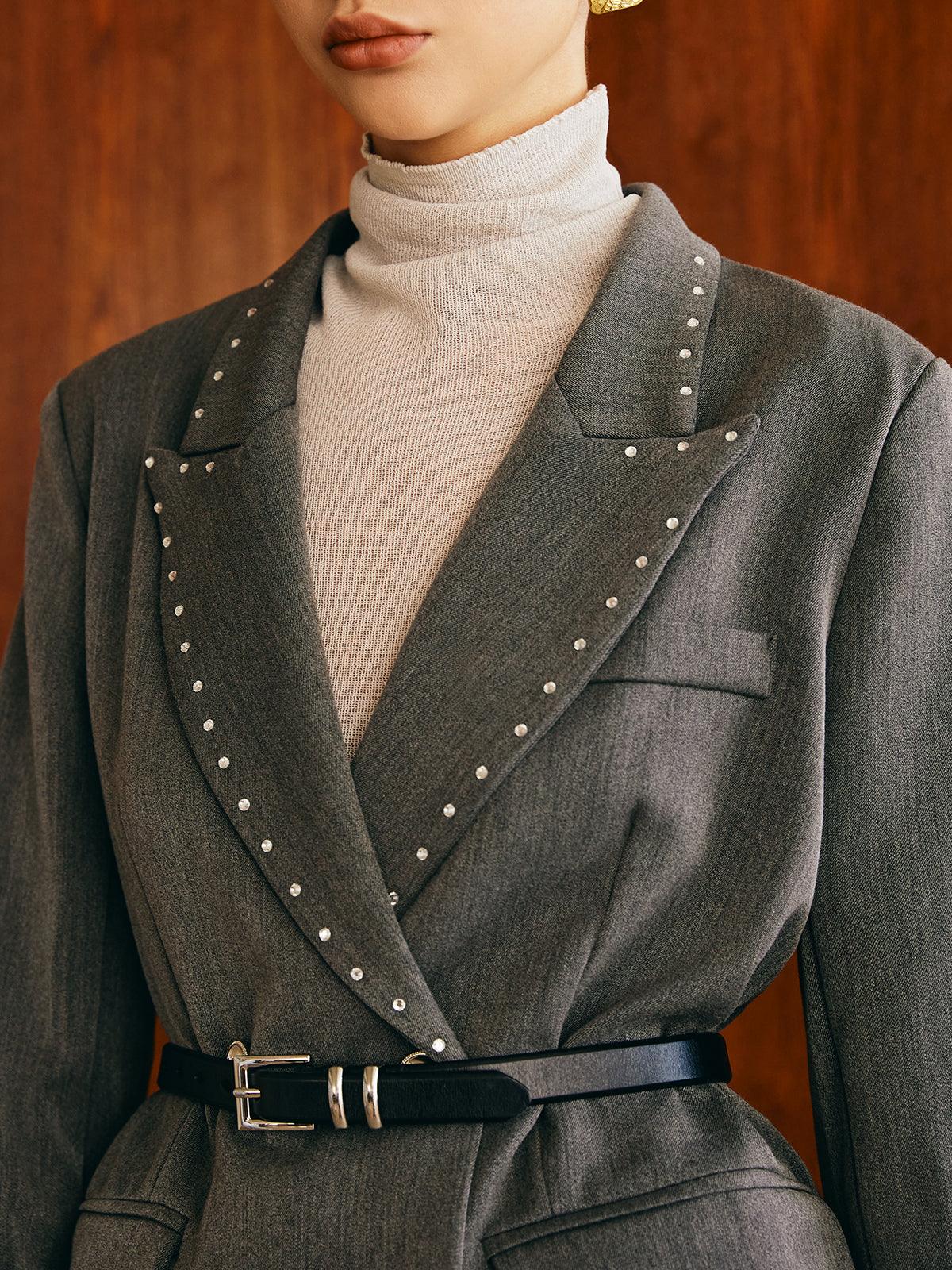Riveted Classic Blazer Ceket Siaora