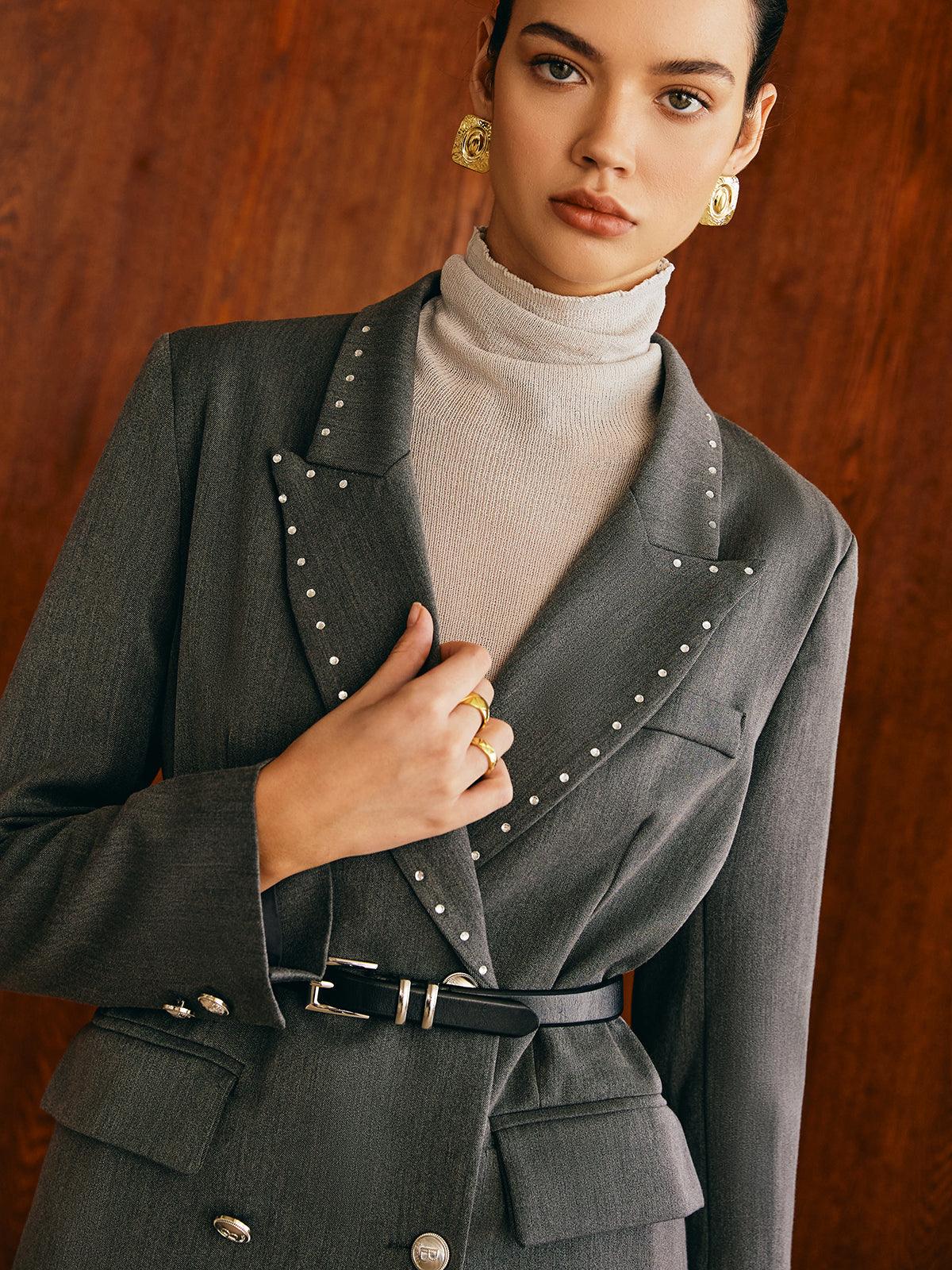 Riveted Classic Blazer Ceket Siaora