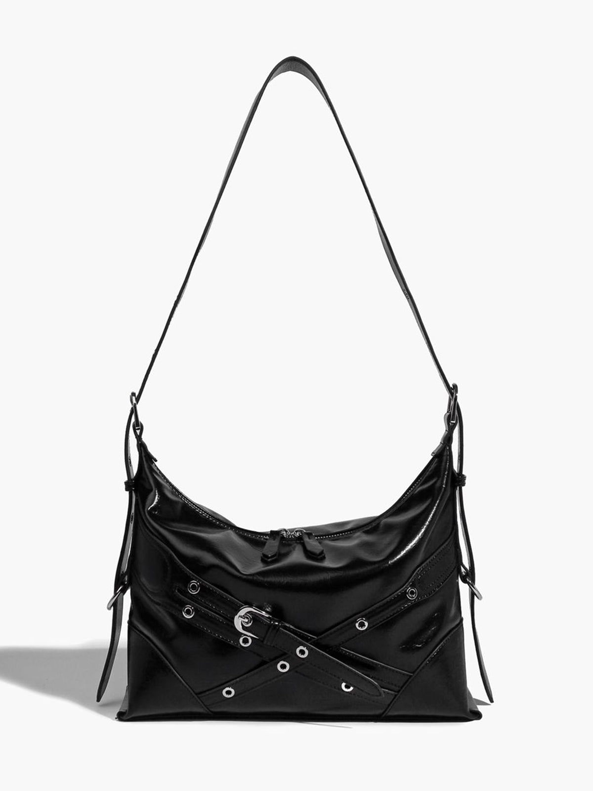 Adjustable Strap Zipper Tote Bag THESVELTECHIC