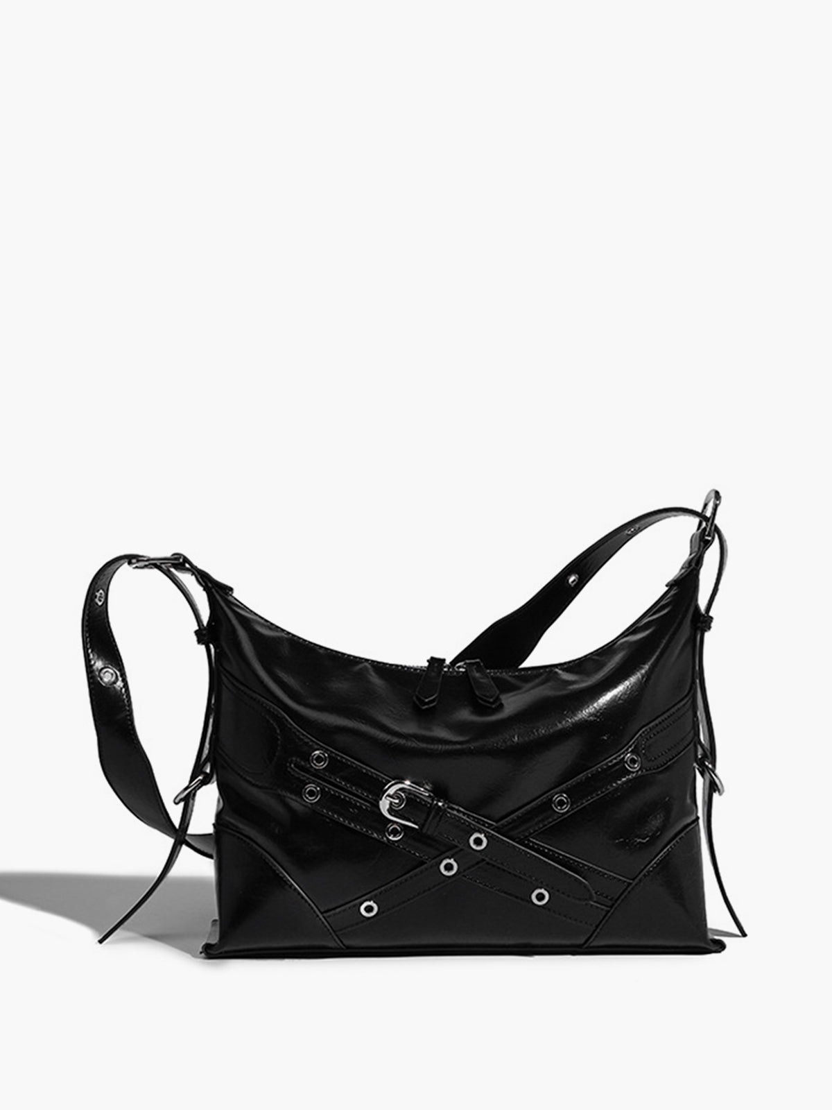 Adjustable Strap Zipper Tote Bag THESVELTECHIC