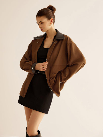Modern Luxe Contrast Ceket Siaora