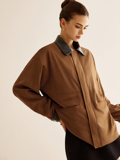 Modern Luxe Contrast Ceket Siaora