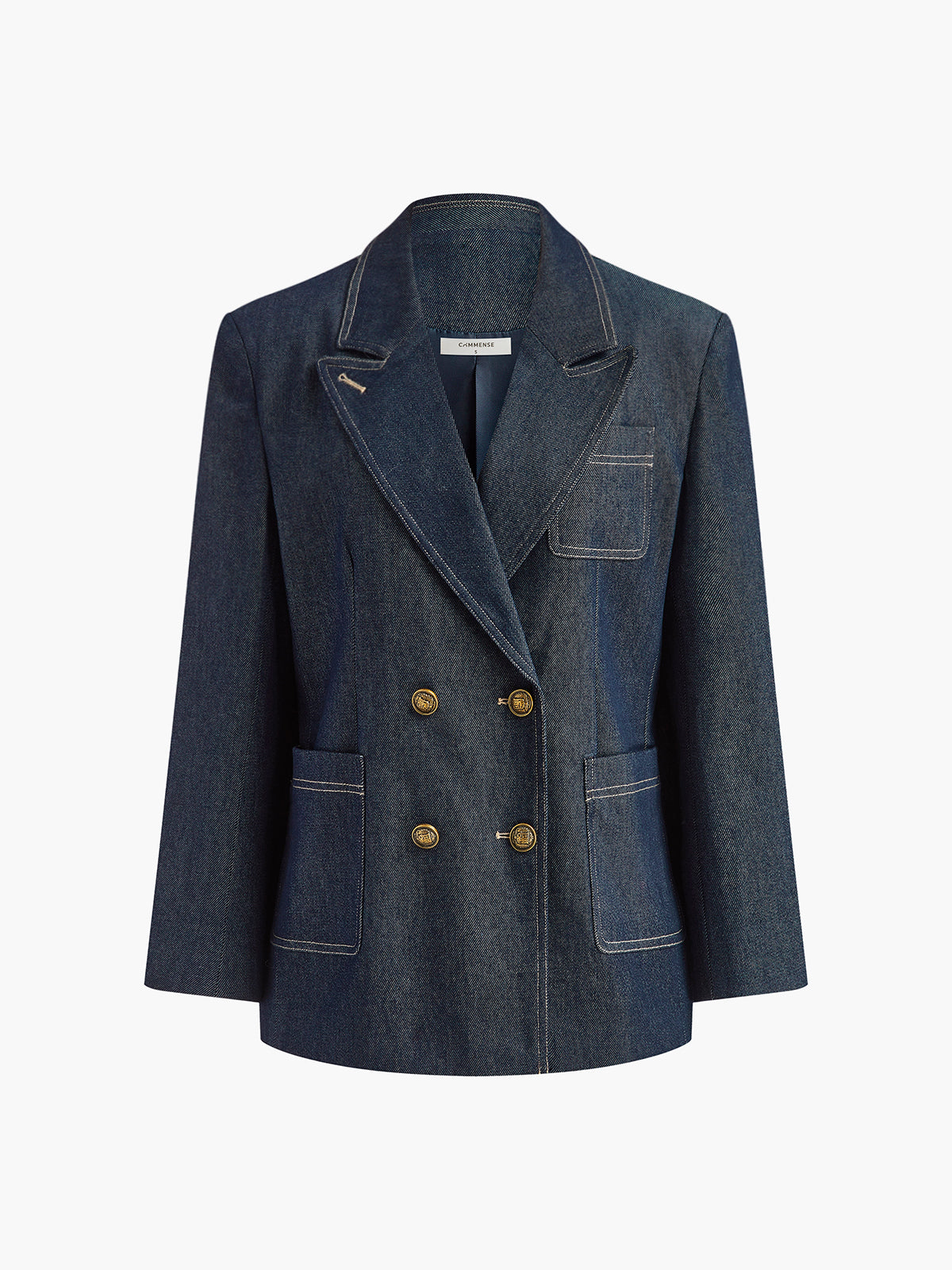 Pamuk Yaka Denim Ceket Quvarse