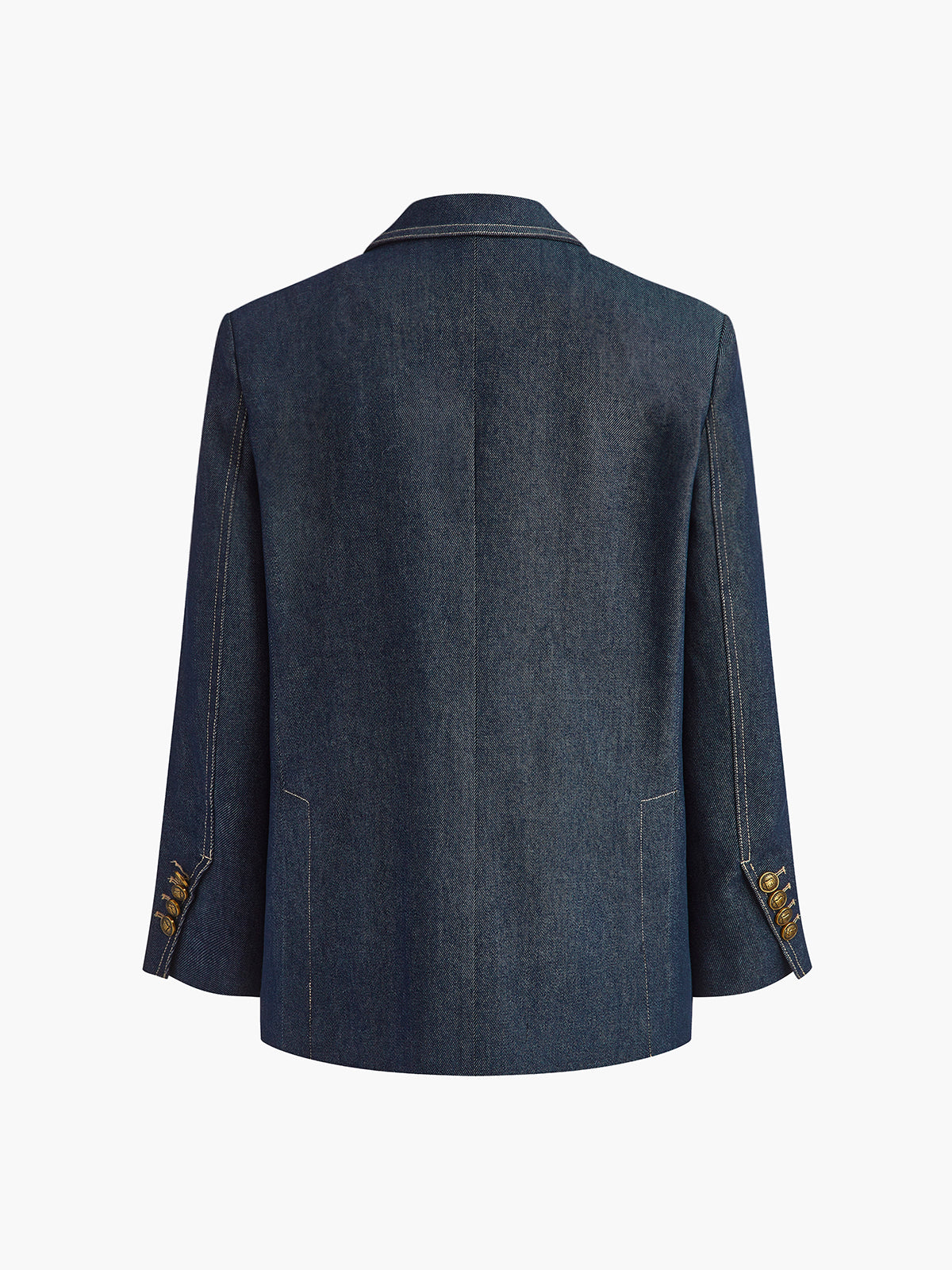 Pamuk Yaka Denim Ceket Quvarse