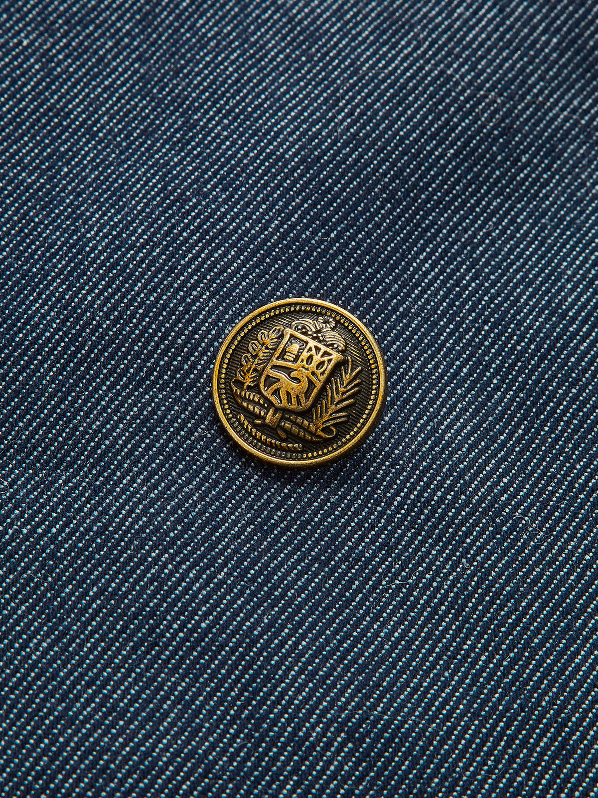 Pamuk Yaka Denim Ceket Quvarse