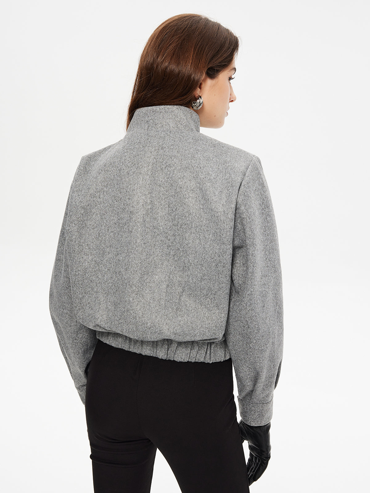 Düğme Klipsli Kısa Blazer THESVELTECHIC