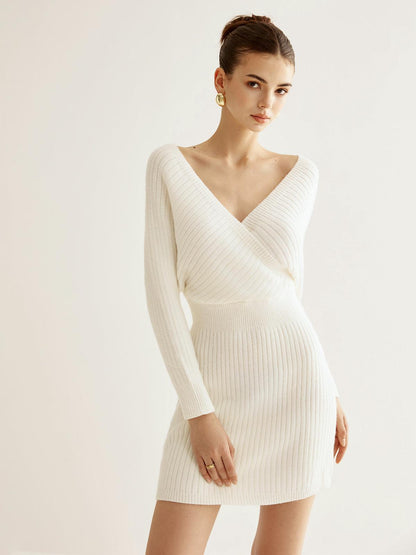 Criss Cross Cinched Kazak Elbise Siaora