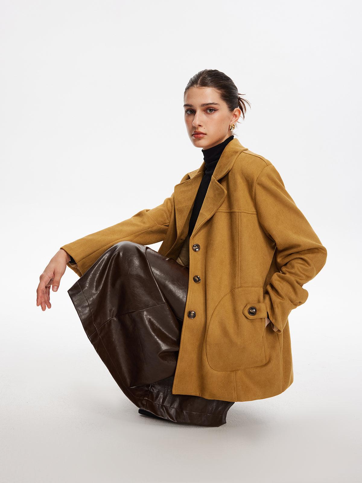 Amber Glow Blazer Ceket Siaora