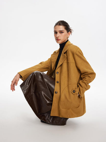 Amber Glow Blazer Ceket Siaora