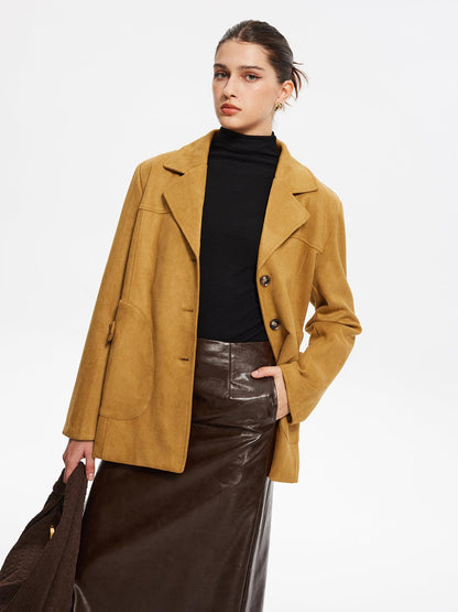 Amber Glow Blazer Ceket Siaora