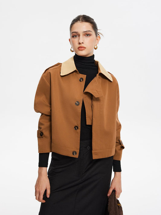 Contempo Crop Ceket Siaora