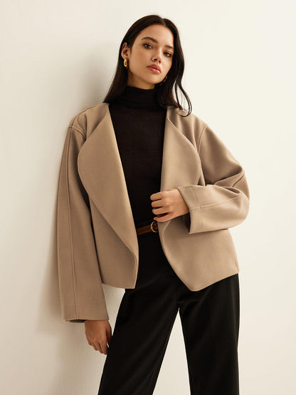 Minimalist Oversize Düz Blazer Ceket Siaora