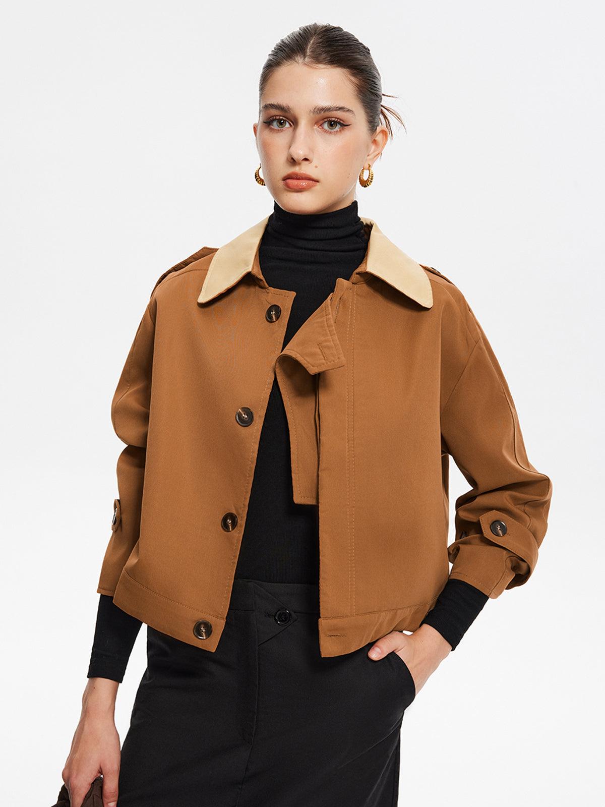 Contempo Crop Ceket Siaora