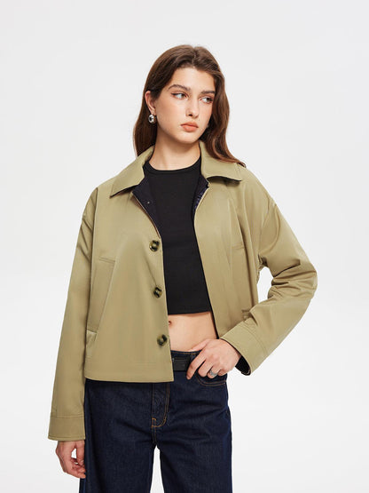 Urban Elegance Crop Ceket Siaora