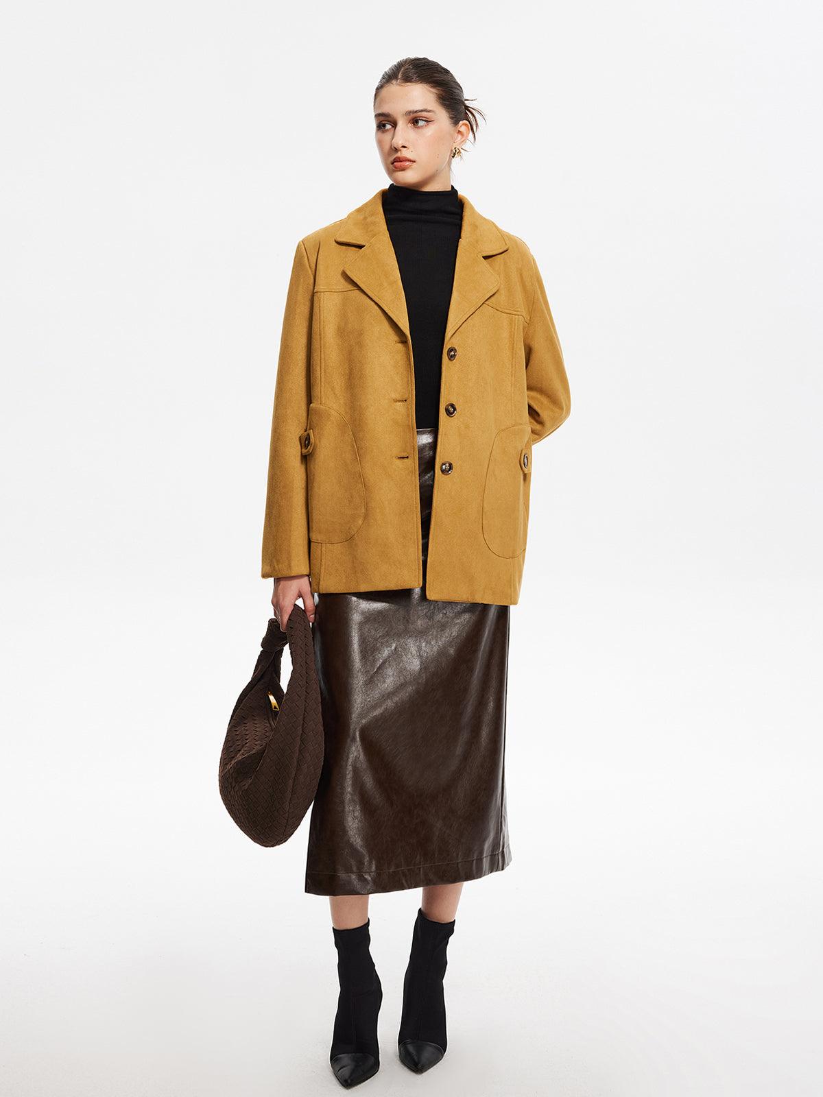 Amber Glow Blazer Ceket Siaora