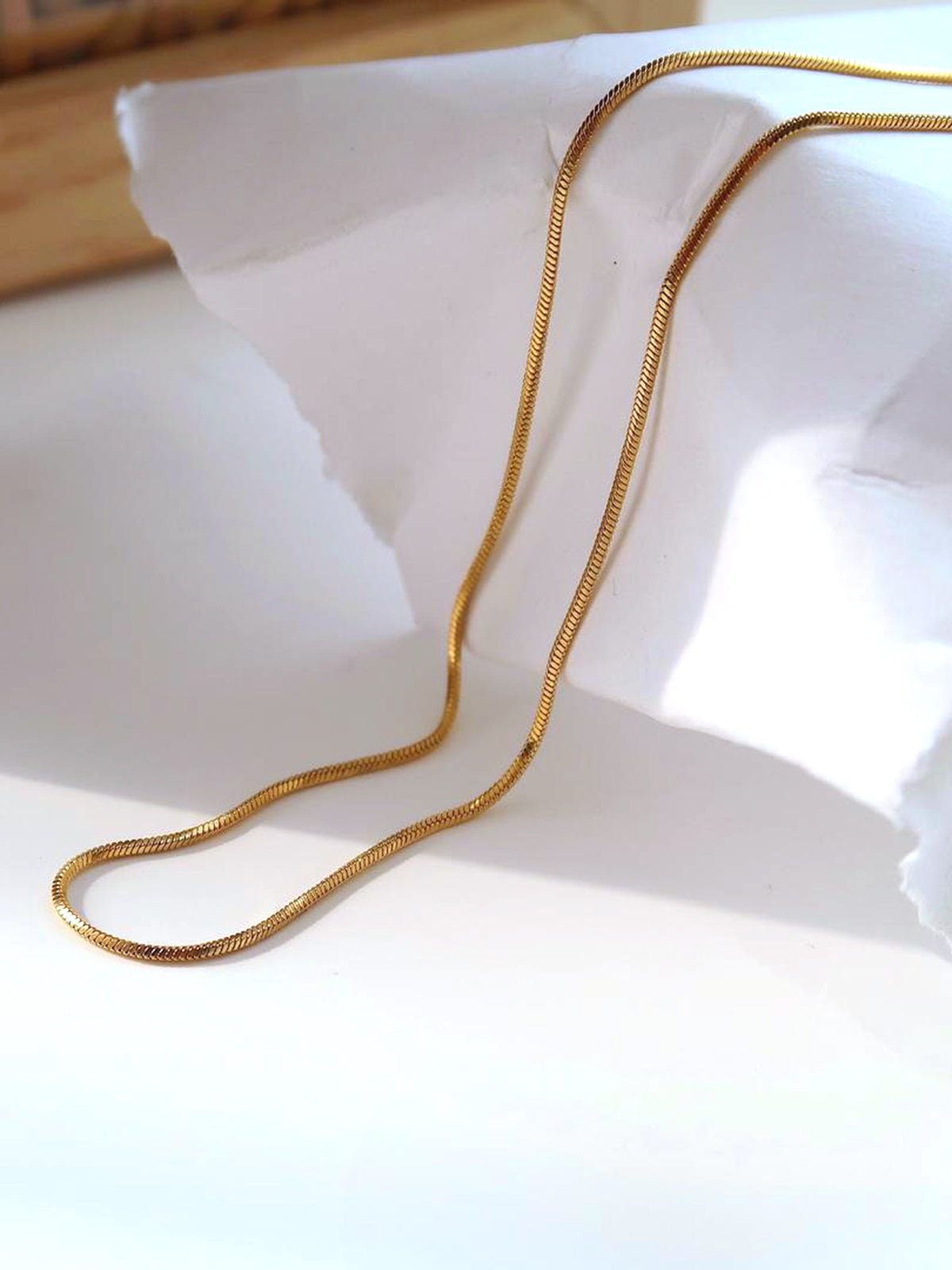 Yılan Zincir Katmanlı Kolye THESVELTECHIC