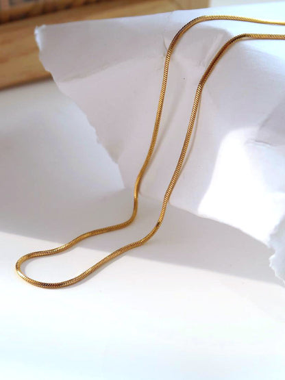 Yılan Zincir Katmanlı Kolye THESVELTECHIC