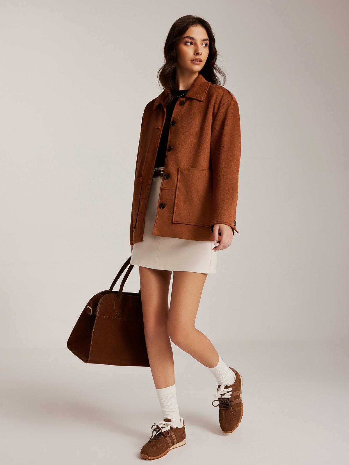 Rustic Charm Oversize Ceket Siaora