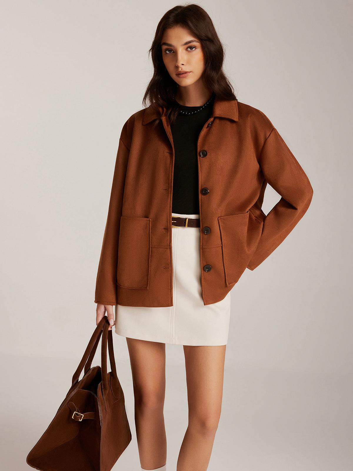 Rustic Charm Oversize Ceket Siaora
