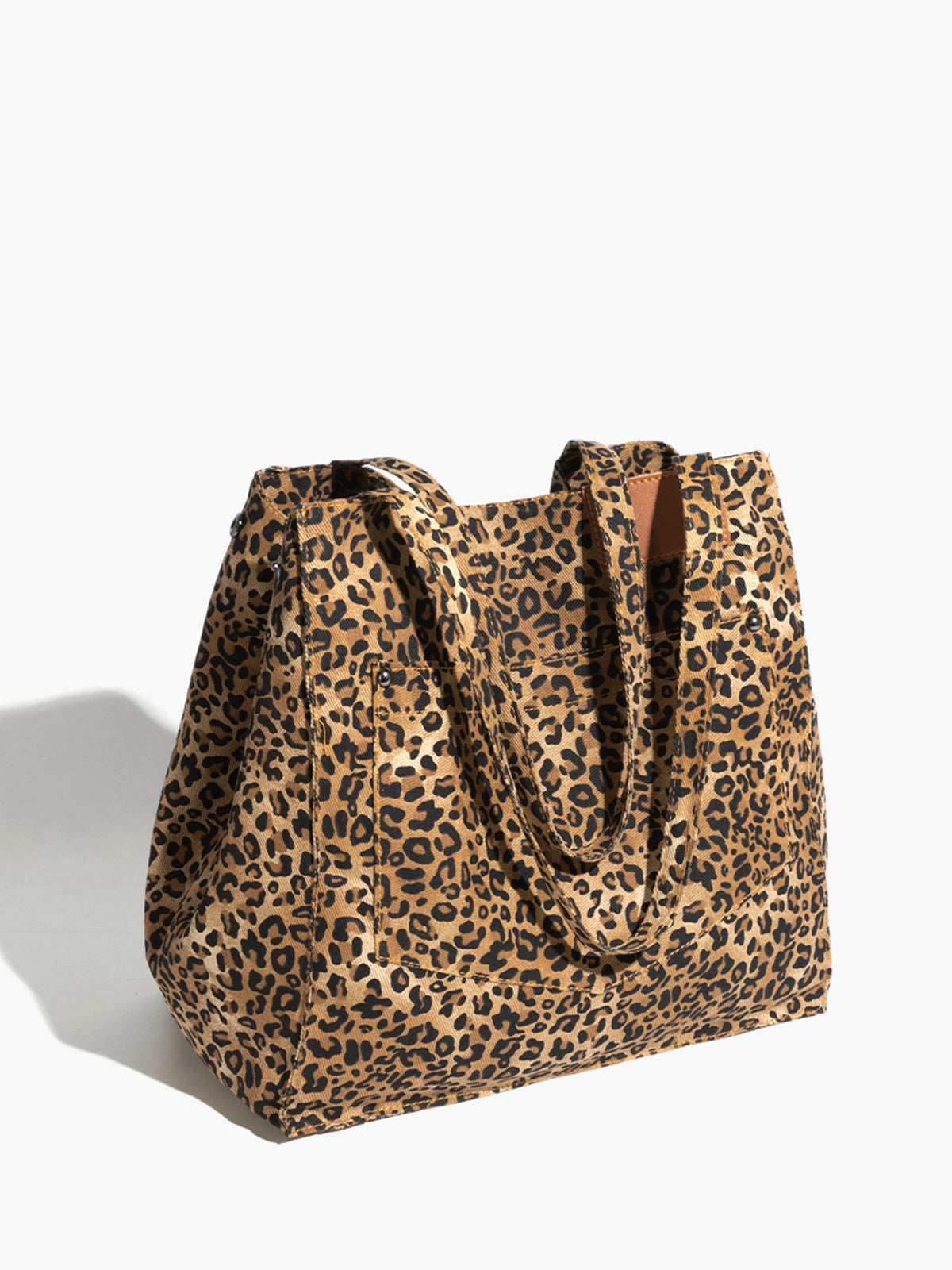 Leopar Desenli Büyük Kapasiteli Hobo Çanta THESVELTECHIC